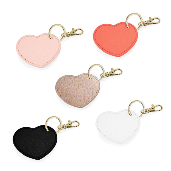 Kunstleder Anhänger Heart