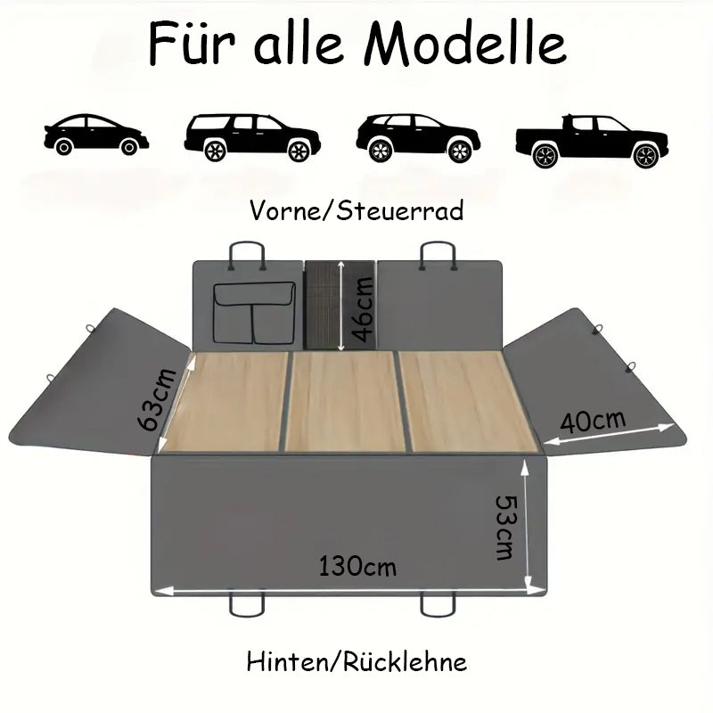 Rücksitzschoner mit Gurt