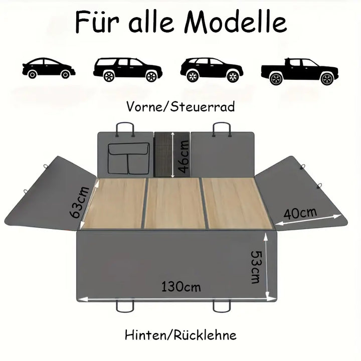 Rücksitzschoner mit Gurt